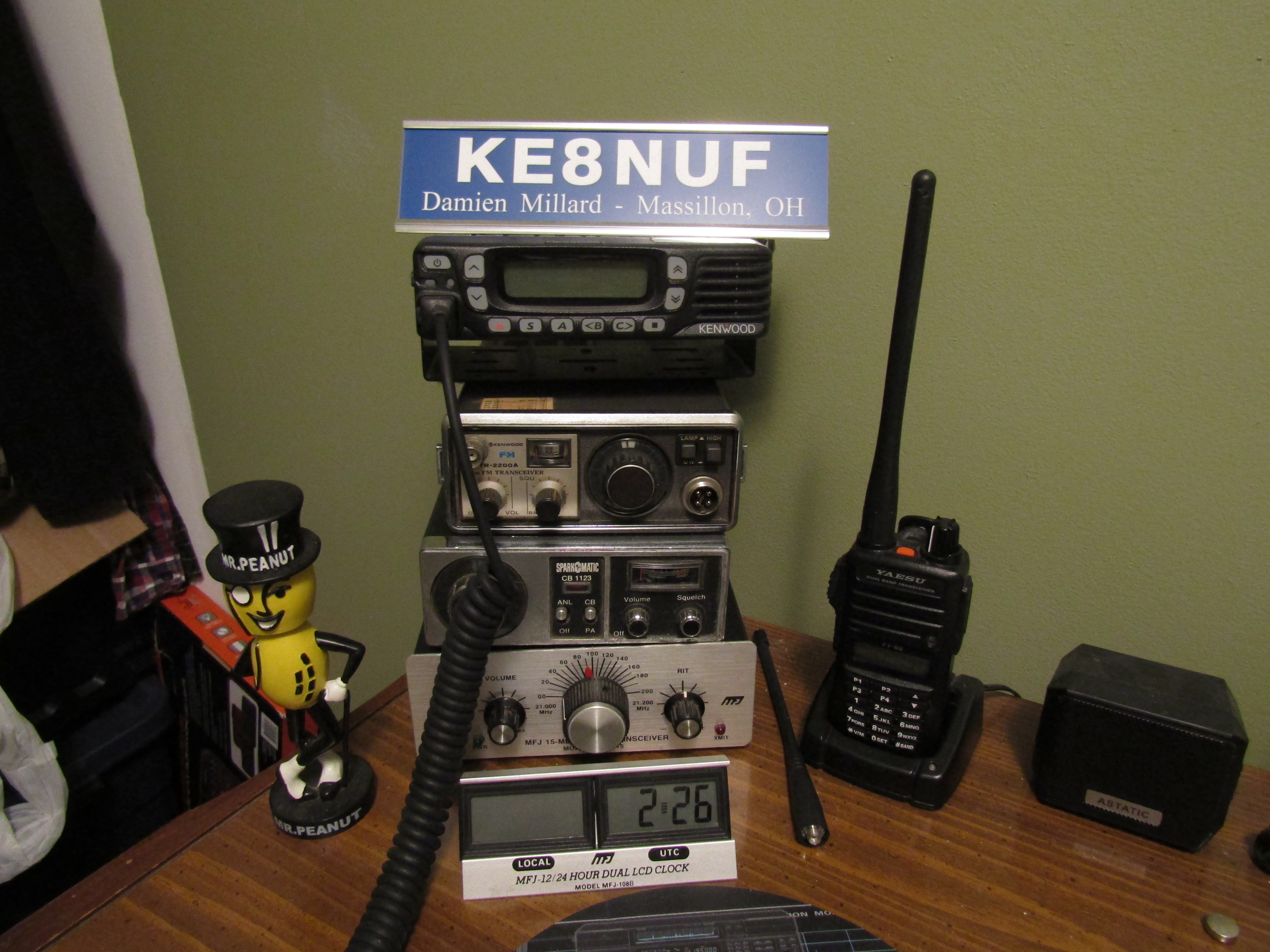 One of my radio setups.